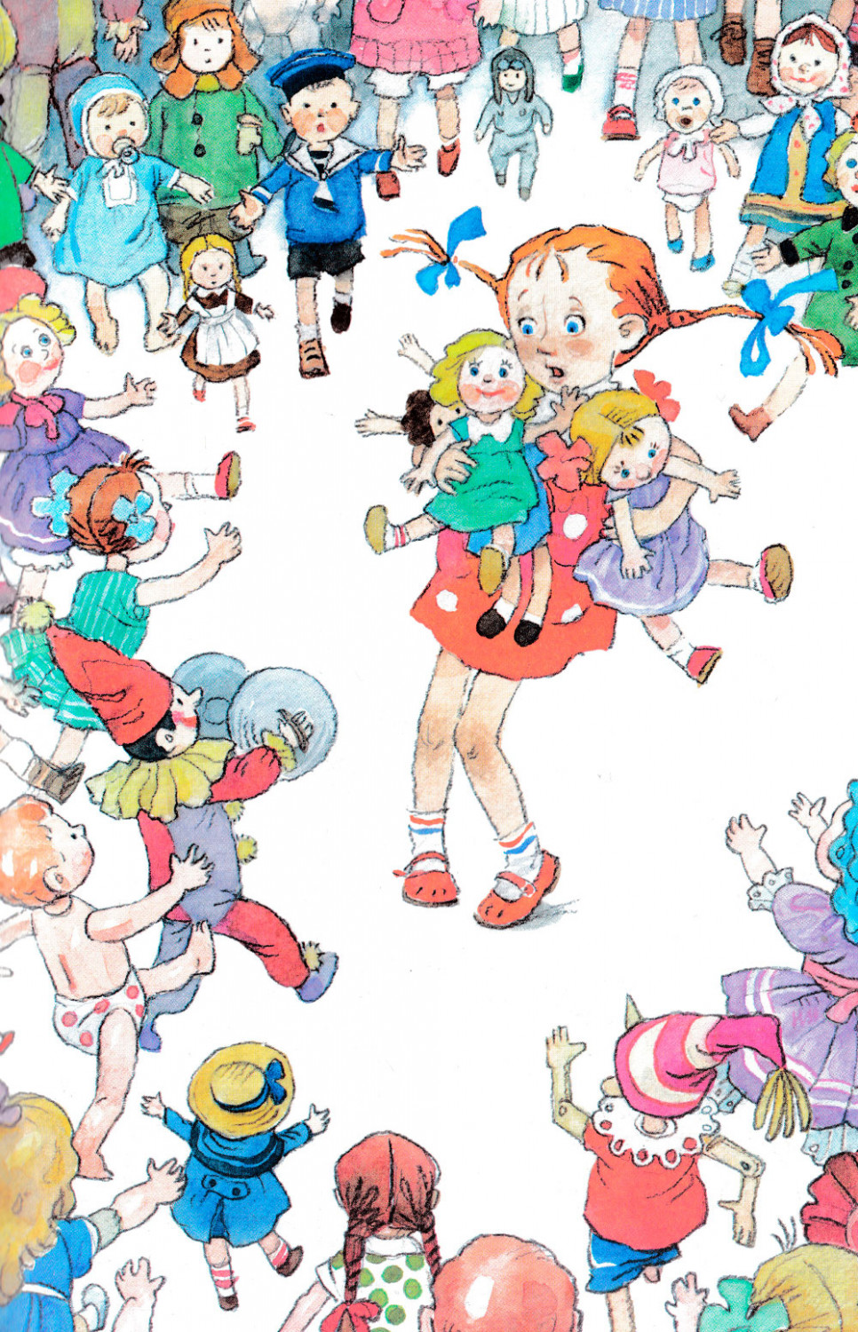 Женя и куклы