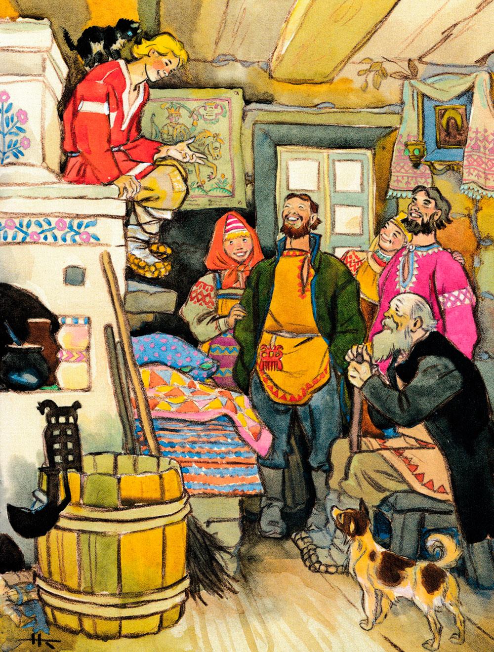 Иванушка на печи и его братья