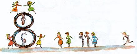 Веселый счет - восьмерка