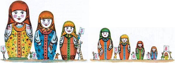 Восемь матрешек