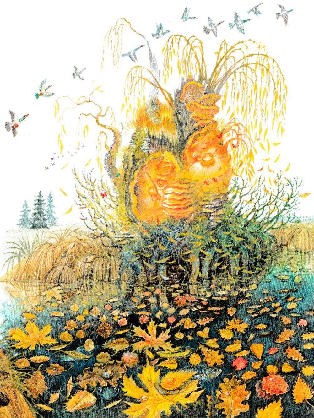 Осенний пруд