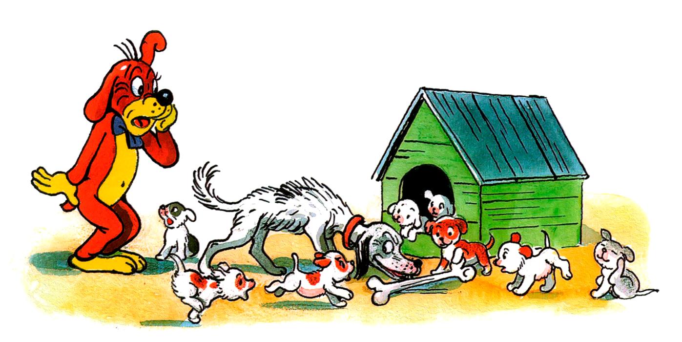 Зизи и много щенков