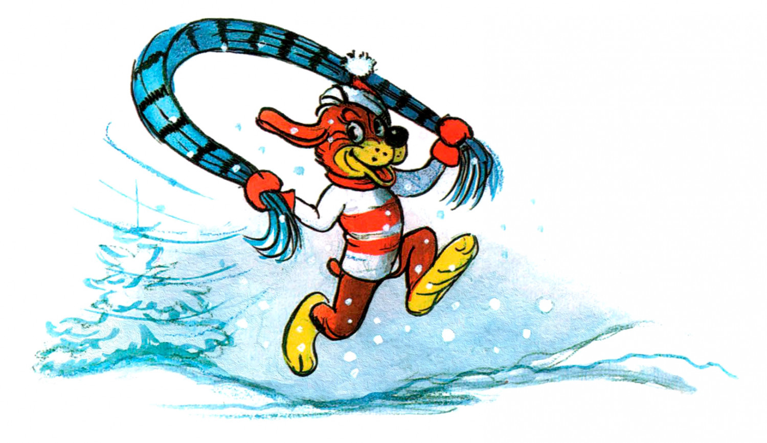 Пиф с шарфом