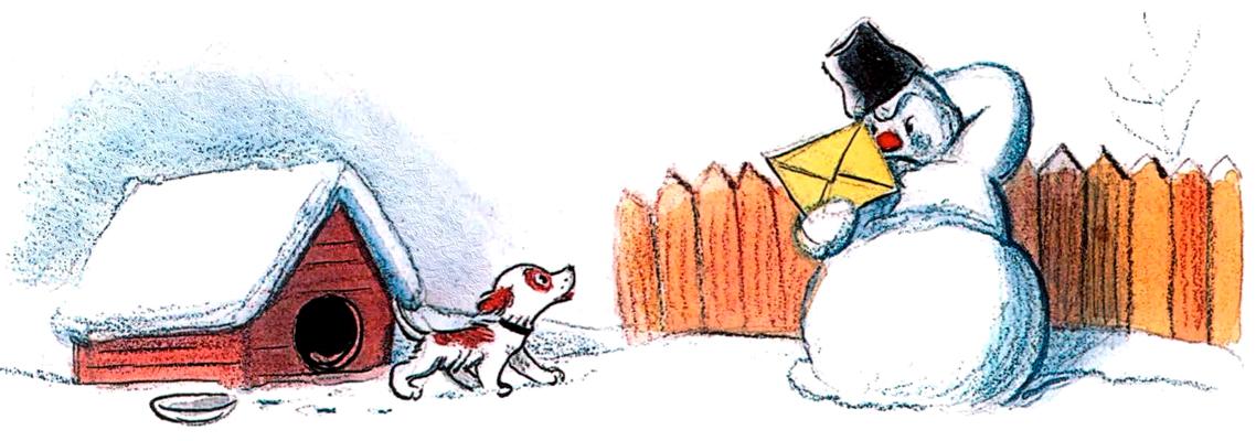 Снеговик удивлен