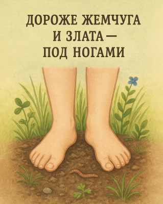 Дороже жемчуга и злата – под ногами