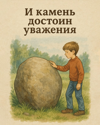 И камень достоин уважения