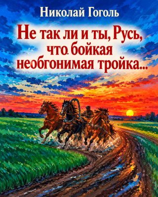 Не так ли и ты, Русь, что бойкая необгонимая тройка...